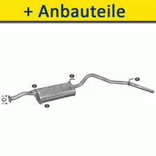 Silenziatore scarico+ per DAIHATSU FEROZA 4X4 HARD TOP 1.6 95CV 1993-1998