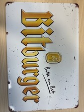 Bitburger Blechschild 30cm x 20cm Metallschild Retro Blechschild Bier Deko