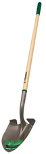 31184 Round-Point Shovel - Mid-Size Steps, 7'' Grips, 48" Handle