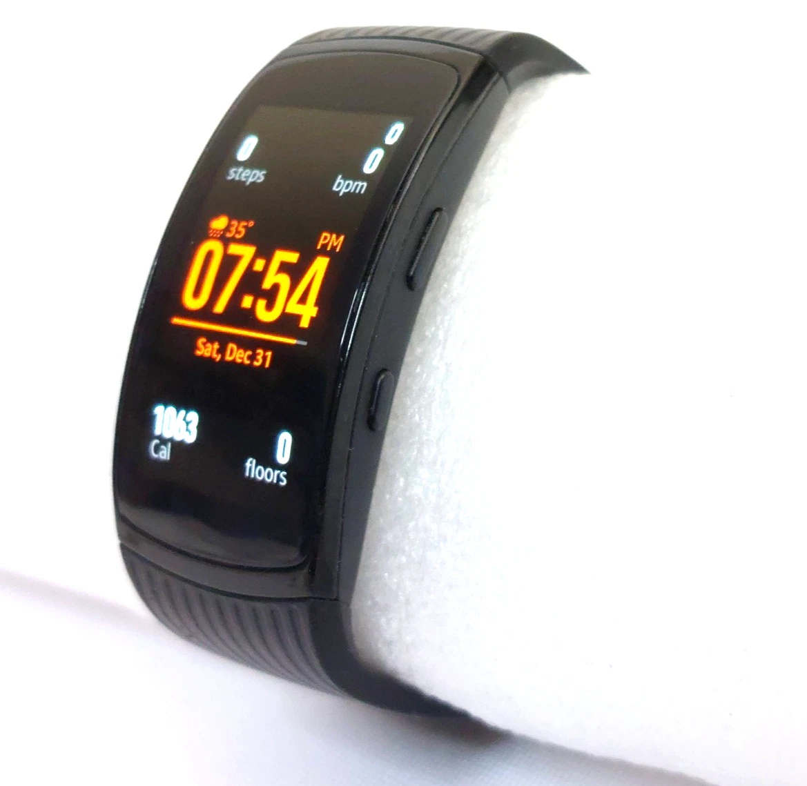 Samsung Gear Fit2 Pro Silicone Black Smart Watches for sale | eBay