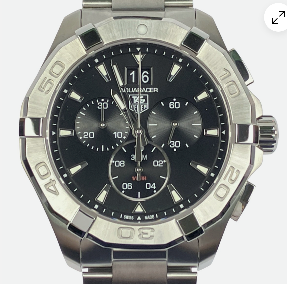 Tag Heuer Aquaracer CAY1110.BA0927 Black Dial Quartz Watch Box
