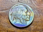 No Date Buffalo Nickel - MONSTER RAINBOW 🌈 TONED! Combined Shipping!