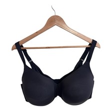 SKIMS Smoothing Intimates Full Coverage Bra Lightly Lined Onyx Women Size 38DD