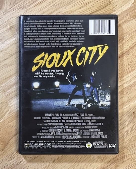 Sioux City (DVD, 1994) Lou Diamond Phillips, Ralph Waite