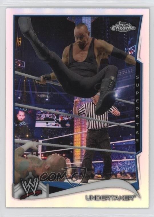 2014 Topps Chrome WWE Refractor Undertaker #92 1m8u