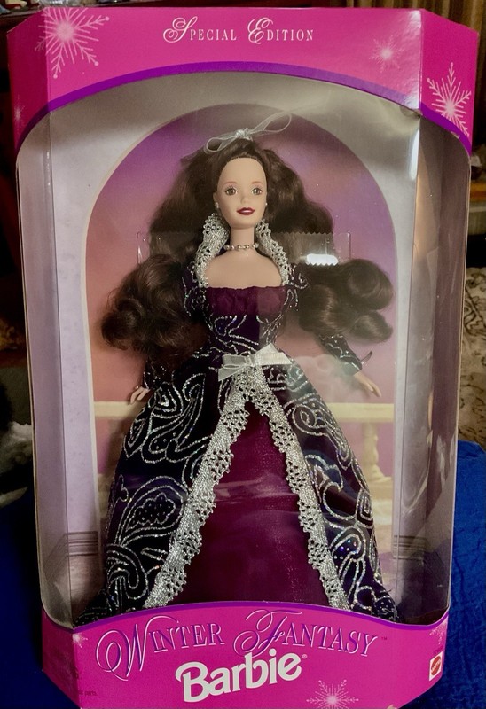 1996 Barbie Winter Fantasy Limited Edition New In Unopened Box 
