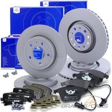 ATE BREMSSCHEIBEN +BREMSBELÄGE VORNE+HINTEN FÜR AUDI A4 B7 8E SEAT EXEO 3R