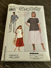 Simplicity ︱9211 ︱Sewing Pattern ︱Nancy Heller ︱Top Pants Skirt ︱ALL SIZES