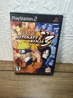 Naruto: Ultimate Ninja 3 (Sony PlayStation 2, 2008) - No Manual