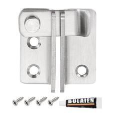 1Pcs Flip Latches, 2.4in Safety Door Lock Catch Left Open, Silver 