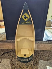 Moosehead Beer Heed the Call Lighted Canoe Wall Display Shelf Bar Sign Lamp