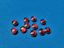 Dark Red 1510-14 Standard Pearl Snaps Fasteners Prong Ring Snaps (Cap Only)