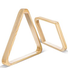 8-Ball Pool Triangle Billiard Ball Rack Hardwood Triangle Pools Ball Rack