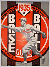 1935 Spalding's Official Baseball Guide-JOSH GIBSON SATCHEL PAIGE CRAWFORDS Team