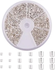 Crimp Tube Beads for Jewelry Making Earring Necklace DIY Craft