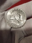 1950-Denver Mint Silver Half Dollar Almost Uncirculated