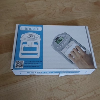 Handeful Digital Hand Dynamometer Grip Strength Measure Open Box. READ