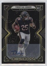 2022 Panini Obsidian Rookies Electric Etch Yellow 10/25 Trestan Ebner #182 12tf