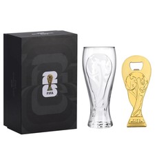 Official FIFA World Cup 2026 Edition - 17oz Pilsner Beer 17 Ounces, Clear