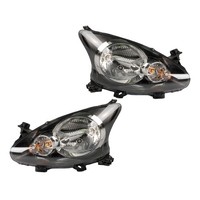 Hauptscheinwerfer-Set Links Rechts H4 Halogen Elektrisch Valeo FüR Toyota Aygo