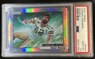 aaron⭐︎ページ 2021 Panini Prizm Aaron Rodgers Manga Horizontal #M-AR Packers PSA