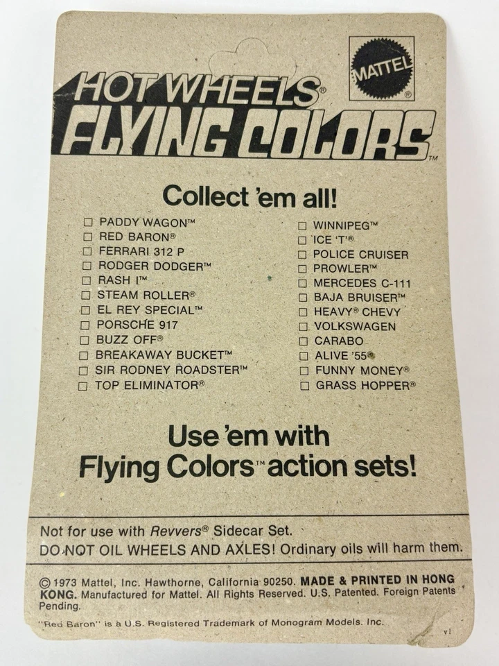 Hot Wheels Redline EL REY SPECIAL Esmalte Verde Colores Voladores NUEVO 8273 En Paquete Foto 4 de 4