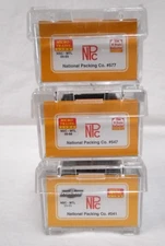 Micro-Trains Line N Scale National Packing Company Steel Reefers, original Boxes