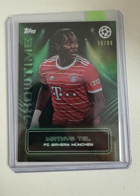 2022/23 Topps Showtime Exklusiv - Mathys Tel /99 - Bayern München Tottenham