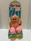 Vtg Russ Troll small pink cabbage patch baby in PJ's