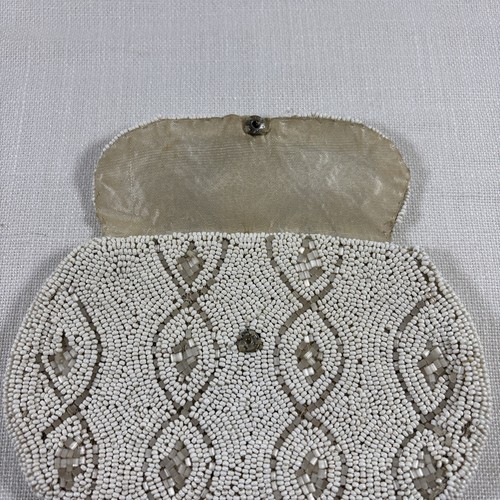 Vintage Coin Purse Bag Made in Belgium Beautiful Beaded Small - Picture 7 of 14