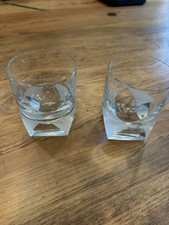 Set of 2 Rosenthal Studio Line Baccarat Highball 12 oz. Flat Tumblers 5.5  