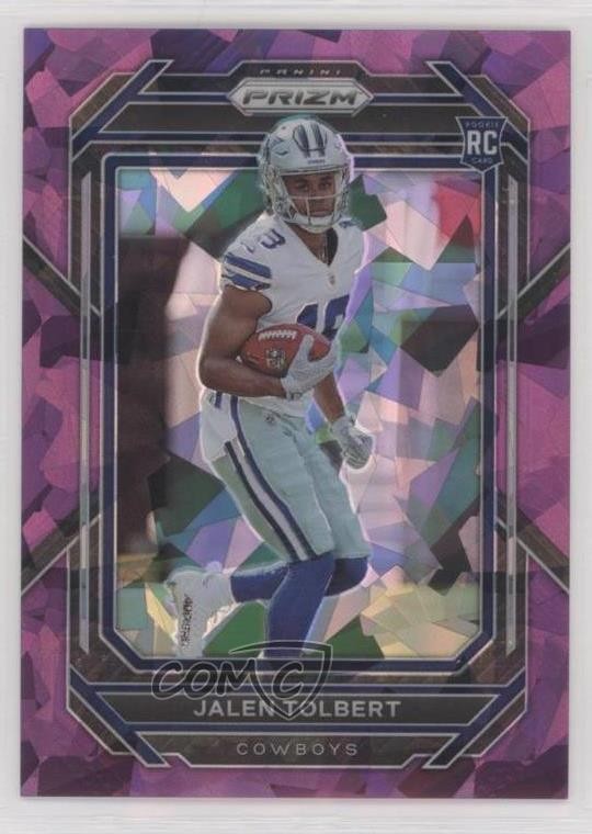 2022 Panini Prizm Rookies Purple Ice 181/225 Jalen Tolbert #333 Rookie RC 15ej