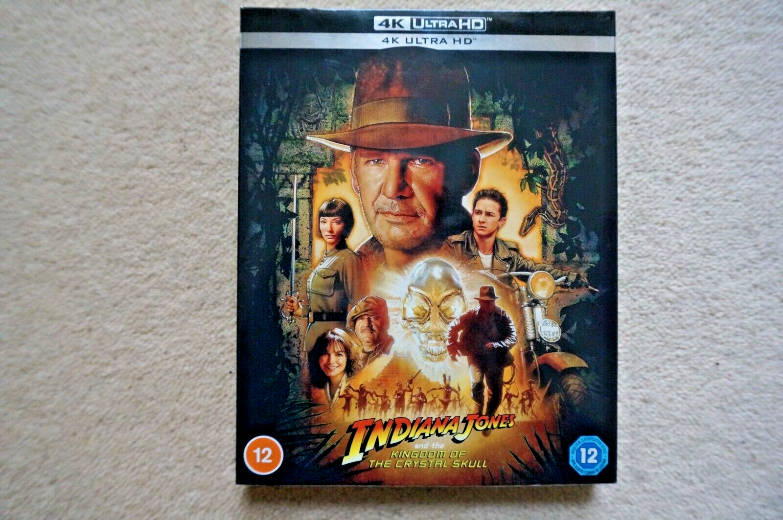 4K UHD BLU-RAY THE KINGDOM OF THE CRYSTAL SKULL   INDIANA JONES NEW SEALED STOCK