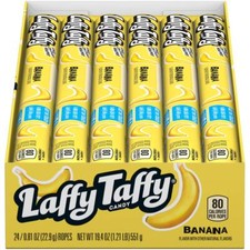 UPC 028000401283 product image for Laffy Taffy Rope Banana 0.81oz 24ct | upcitemdb.com