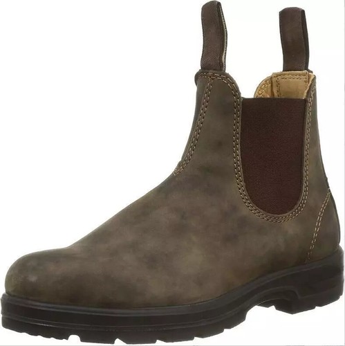 Stivali Chelsea australiani in pelle nabuk marrone 2025 NUOVI--scarpe UK - Foto 4 di 32