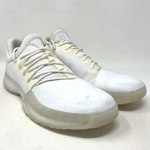 Adidas Harden Vol. 1 Athletic Sneaker Shoe White Mens 14 - Picture 2 of 8