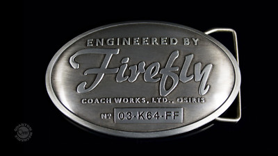 Serenity FIREFLY Engineered by Firefly Belt Buckle  QMX new  