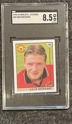 David Beckham PSA 10 / Sticker Panini Euro 2000 #85
