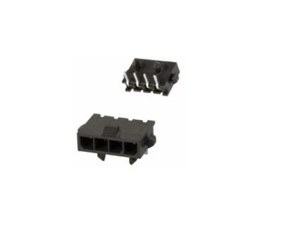 Lot Of 540 TE Connectivity AMP Connectors 2-1445055-4 CONN HEADER R/A 4POS 3MM