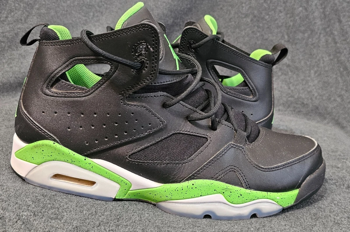 Jordan Flight Club 91 Black Green Strike | eBay