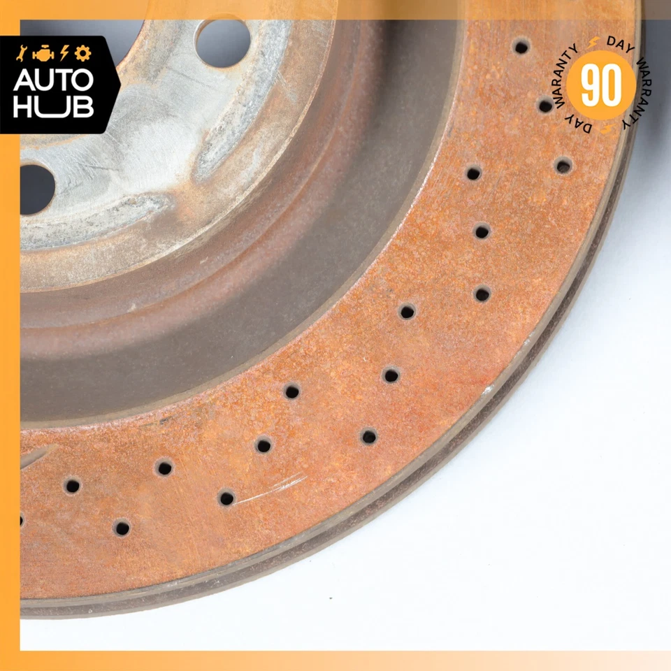 05-11 Juego de discos de rotor de freno trasero izquierdo y derecho Mercedes R171 SLK55 CLK55 AMG fabricante de equipos originales Foto 4 de 4