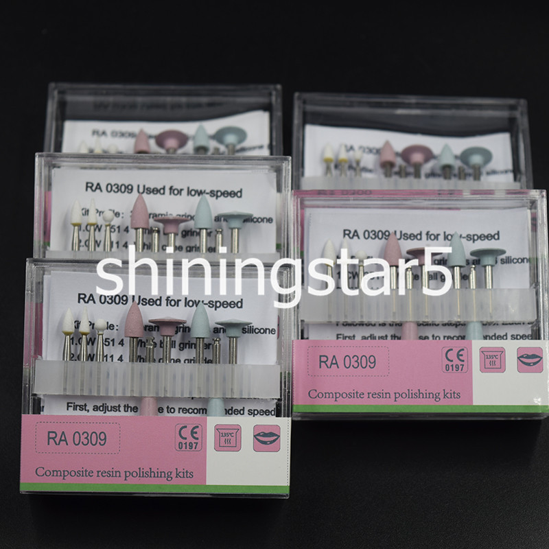 Kit De Polissage Composite Dentaire RA 0309 - Pour Pièce à Main Basse Vitesse Et Contre-angle