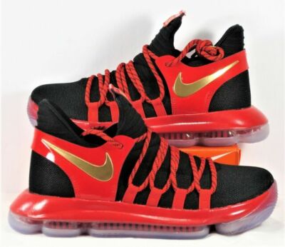 メ*こ様 NIKE SOOM KD10 limited Nike Zoom KD10 LE GS 5.5Y Black University Red Patent Metallic