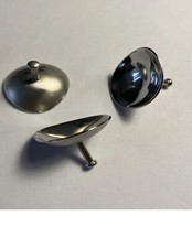 2 PCS L Size 21x29 MM  Stainless Steel Eye Shield Autoclavable Corneal shields
