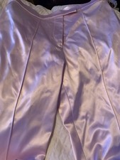St. John Couture Pink Satin Size 6 Pants Runway MODEL Sample 1 Of A Kind, NWTS