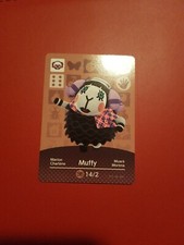 MUFFY ANIMAL CROSSING AMIIBO SERIES 1 CARD #091 TRACKED AU POST geniuine
