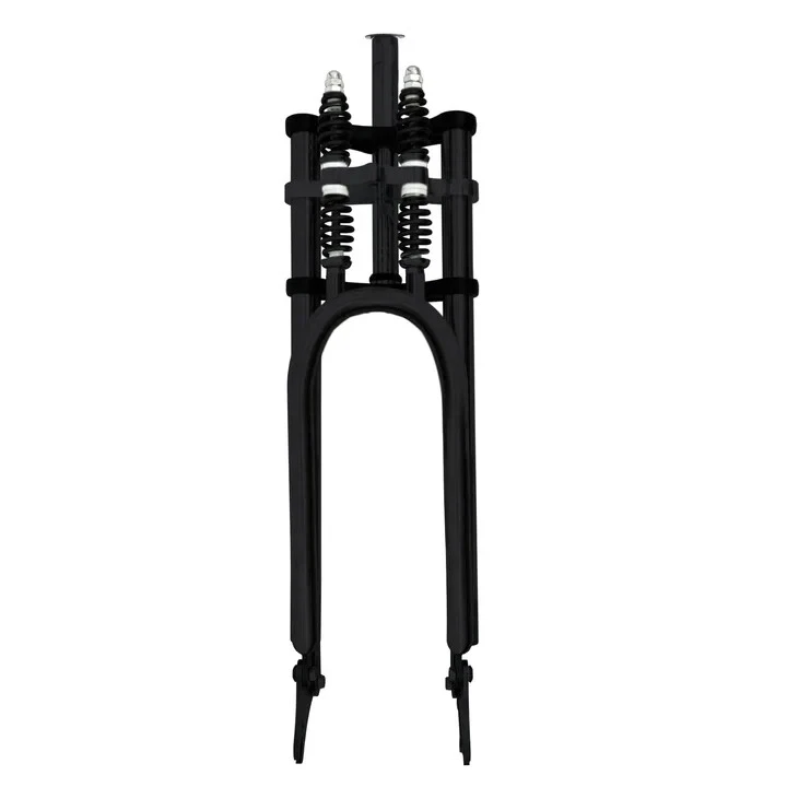Adjustable  26"- 29" x 3 - 4.0 Dual Spring 1-1/8" Classic Fork With Disc Mount - Image 3 of 4