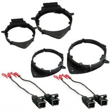 Front-Rear Door Speaker Adapter + Harness for 2007-2013 Silverado, Sierra 1500