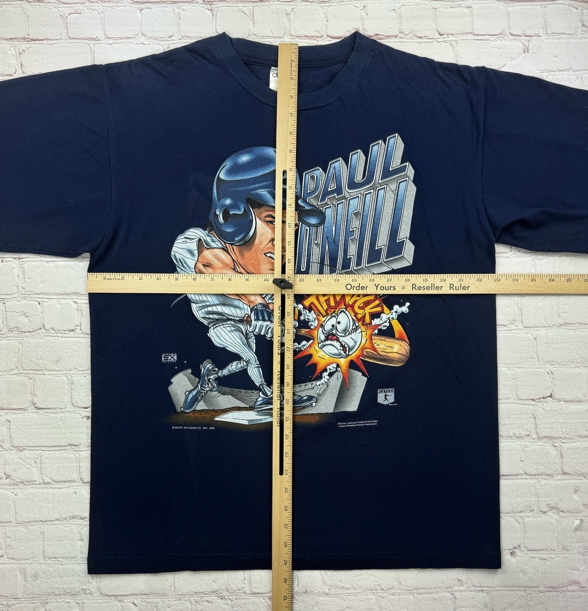 RARE Vtg 1996 New York Yankees Paul O'Neill XPlosion T-Shirt