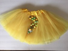 NEW Girls Chunky PRINCESS Pendant Bubblegum TINKERBELL Fairy Necklace Tutu Set